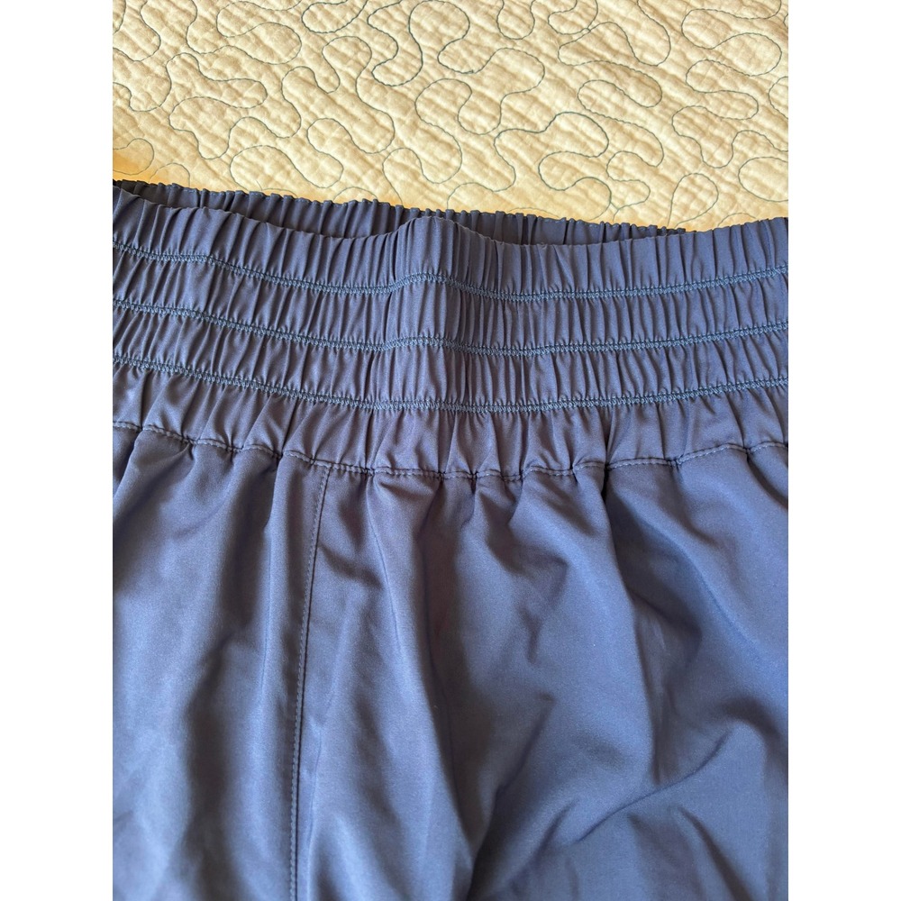 Nike Womens Dri-FIT Loose Fit Training Shorts Navy Blue Size Large - Picture 4 of 7